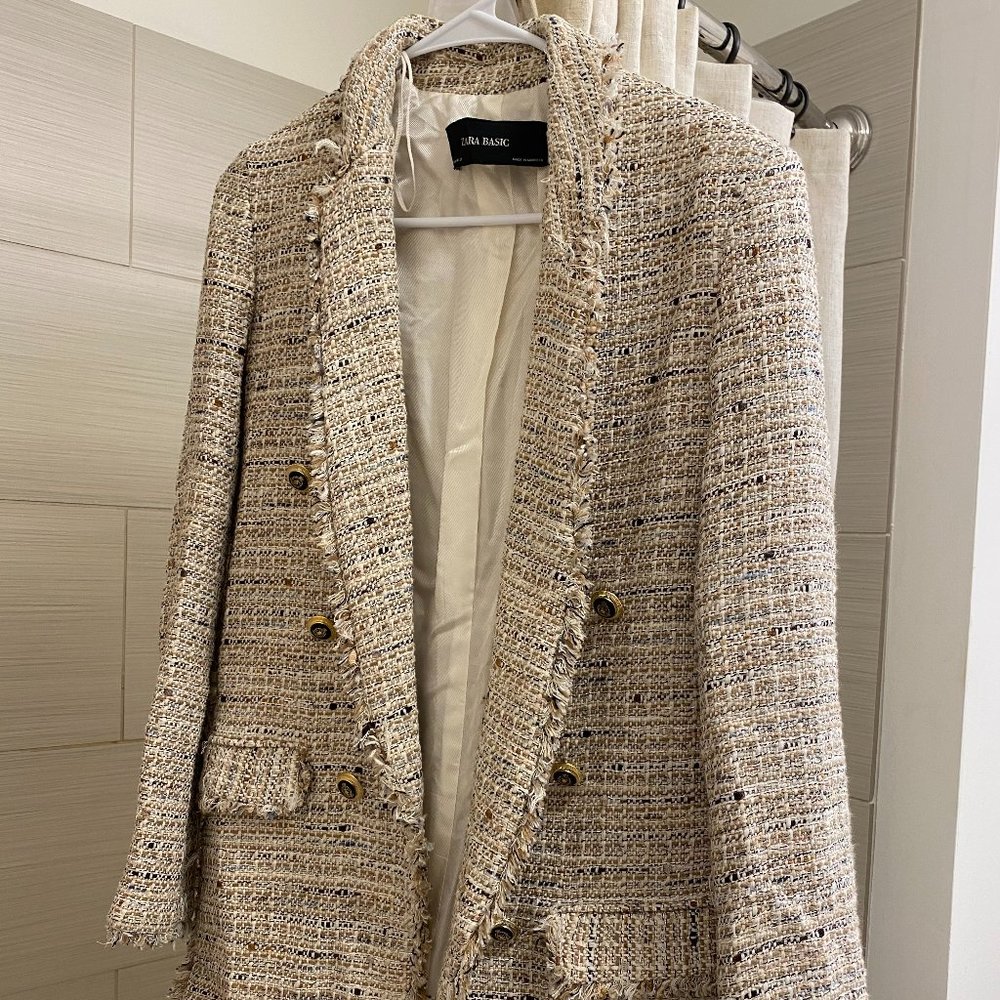 NEVER WORN - Tweed Blazer from Zara